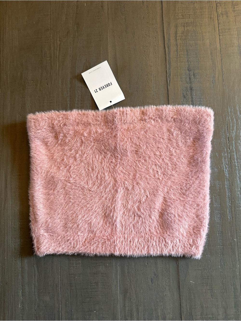 Crop top Forever 21 Pink Fuzzy
